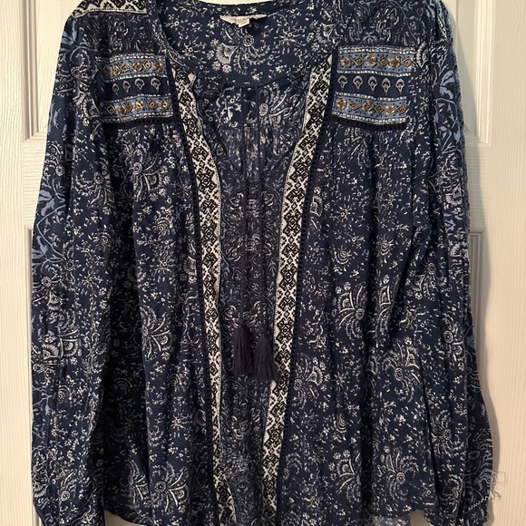 Lucky Brand Long Sleeve Womens Blouse - Picture 1 of 2
